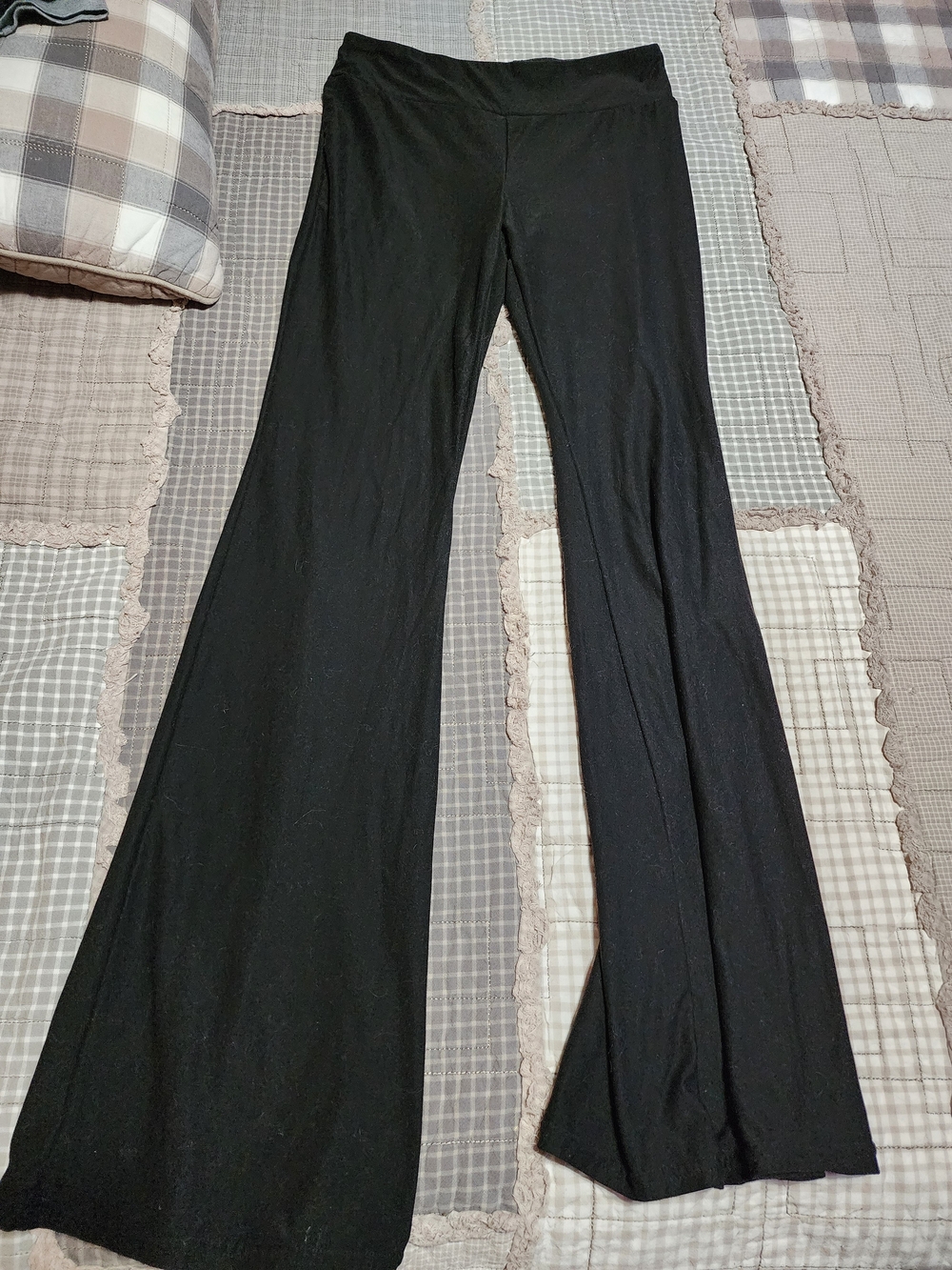 No Boundaries Black Wide Leg Flare Pants